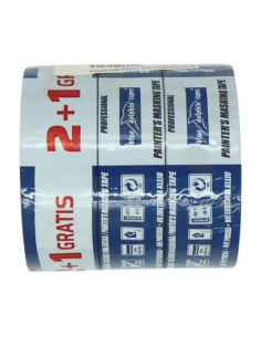 BLUE DOLPHIN 2-PAK TAŚMA MALARSKA NIEBIESKA 48MM X 50M + 1 GRATIS 30MM X 50M5907758562703