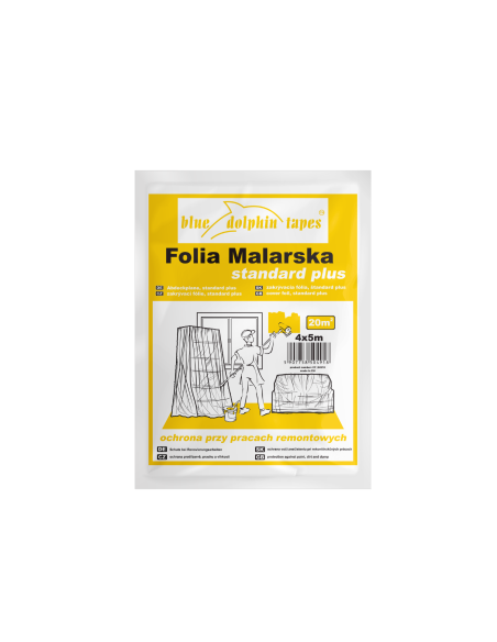 BLUE DOLPHIN FOLIA STANDARD ŻÓŁTA 4Mx5M (20szt)