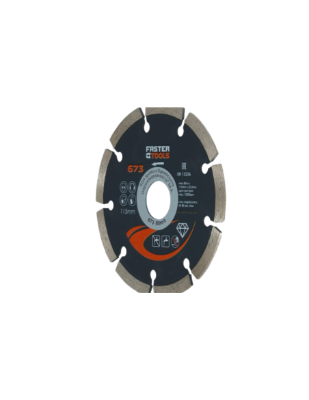 FASTER TOOLS TARCZA DIAMENTOWA SEGMENTOWA 125 MM