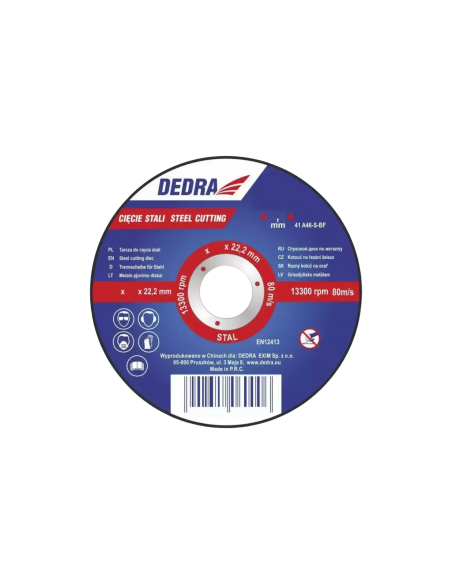 DEDRA TARCZA DO CIĘCIA STALI 230 X 2. X 22.2MM